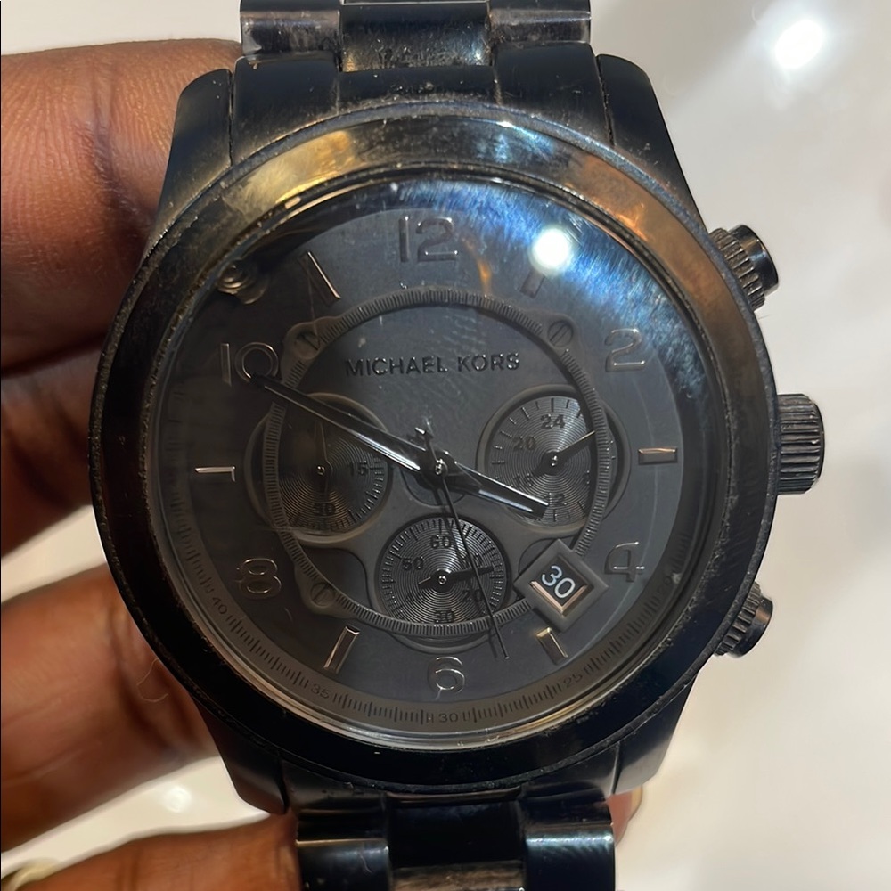 Michael Kors Black Chronograph Timepiece
